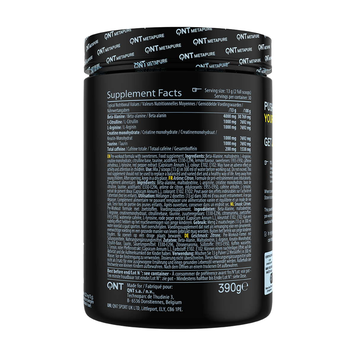 QNT Pre-workout Overdrive - Product view 8