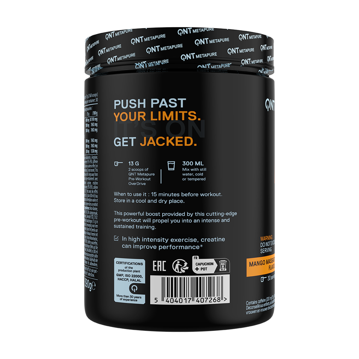 QNT Pre-workout Overdrive - Product view 10