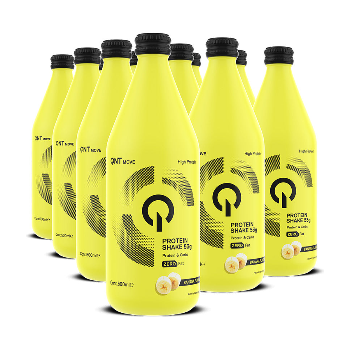 QNT Protein Shake Glass Bottle - Produktansicht 2