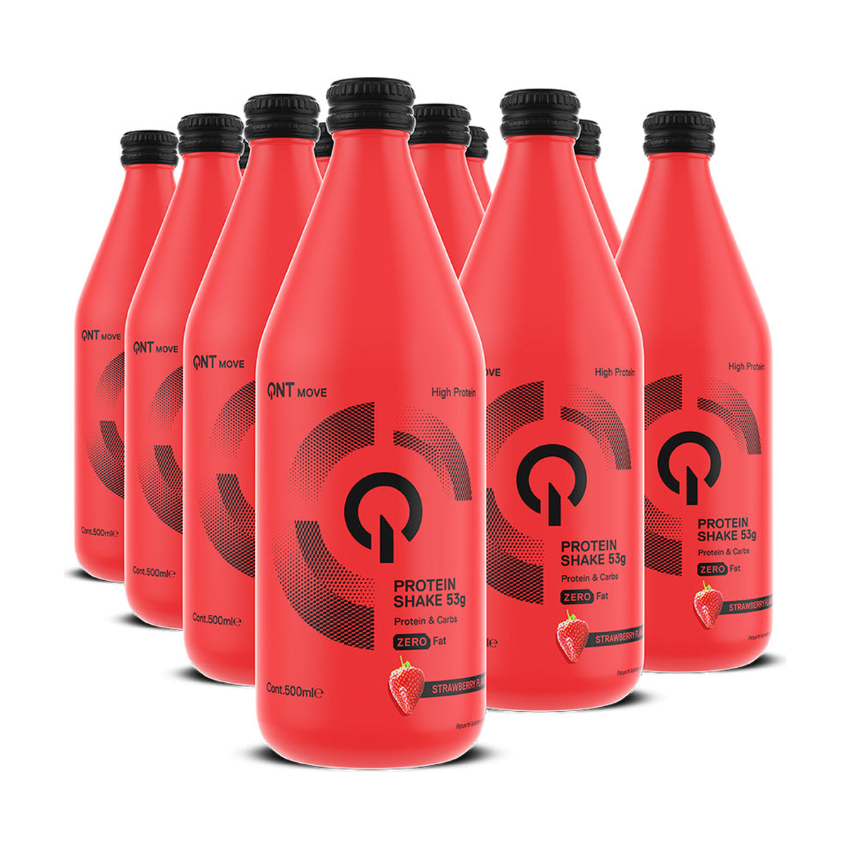 QNT Protein Shake Glass Bottle - Product view 5
