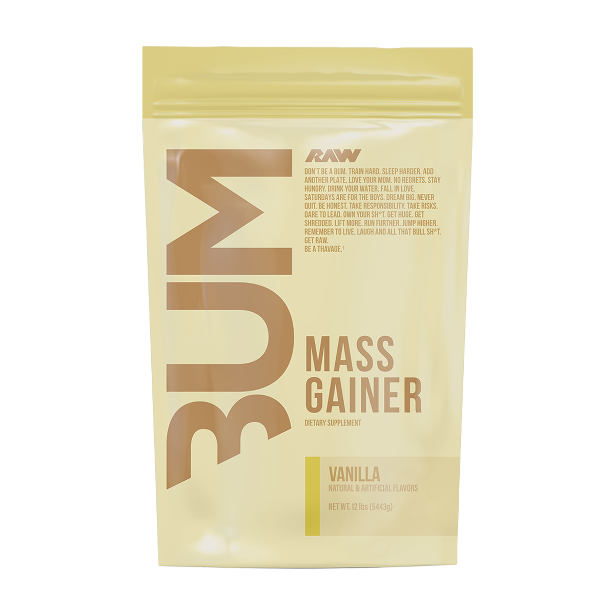 RAW CBUM Mass Gainer - 5543 g
