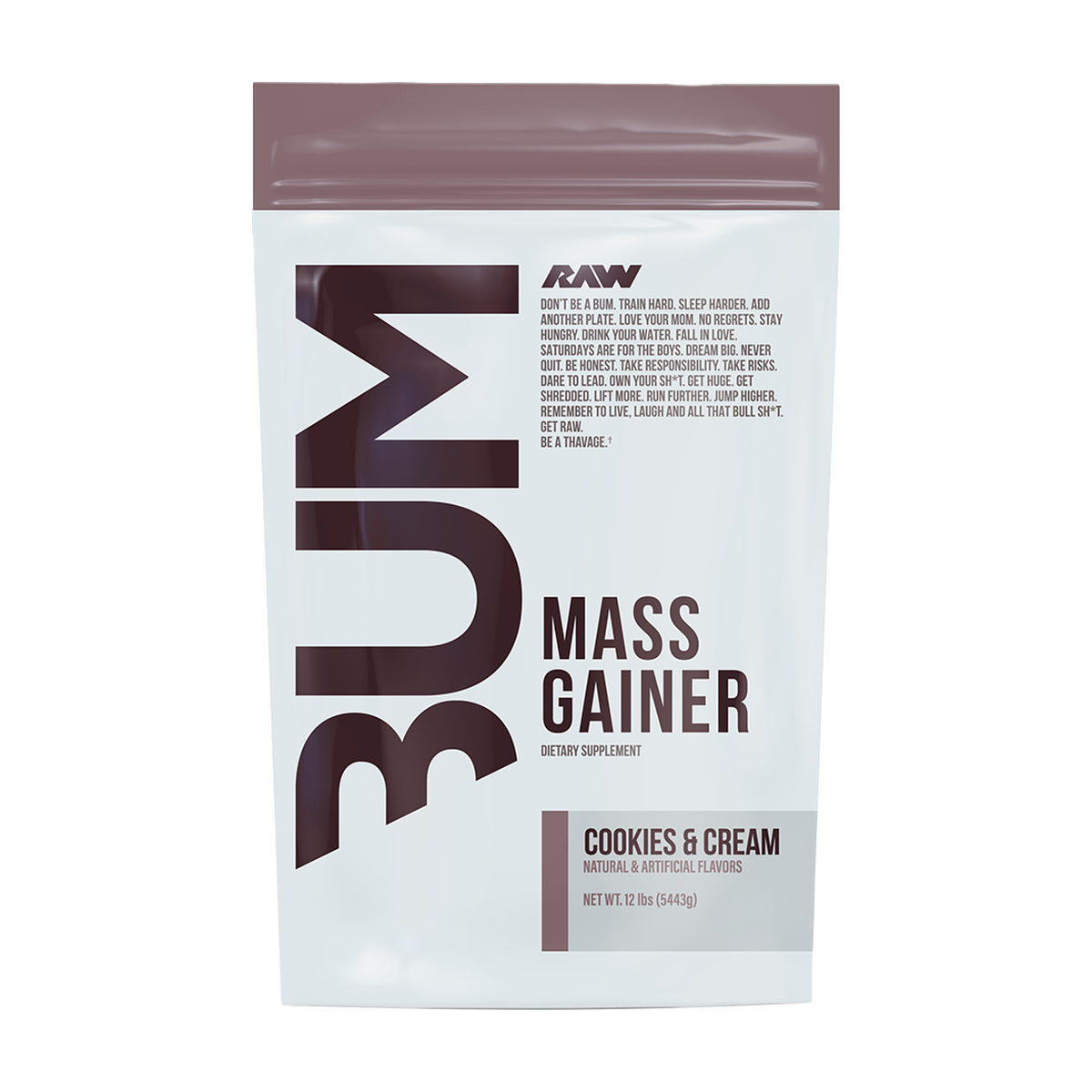 RAW CBUM Mass Gainer - Produktansicht 3