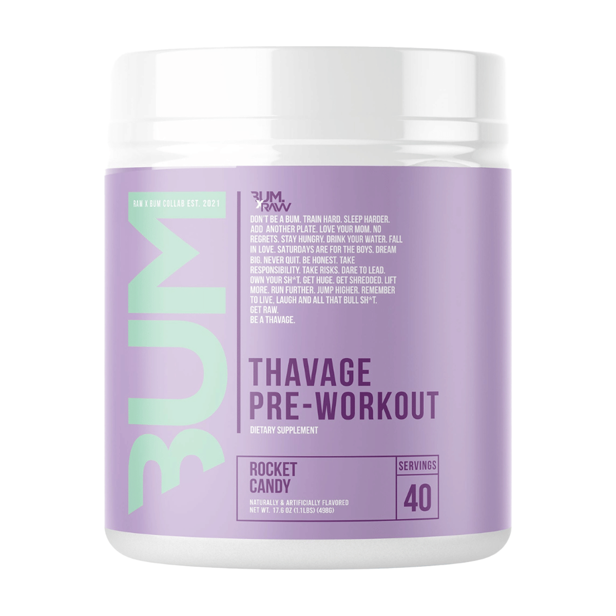 RAW CBUM Thavage Pre-workout - Produktansicht 7