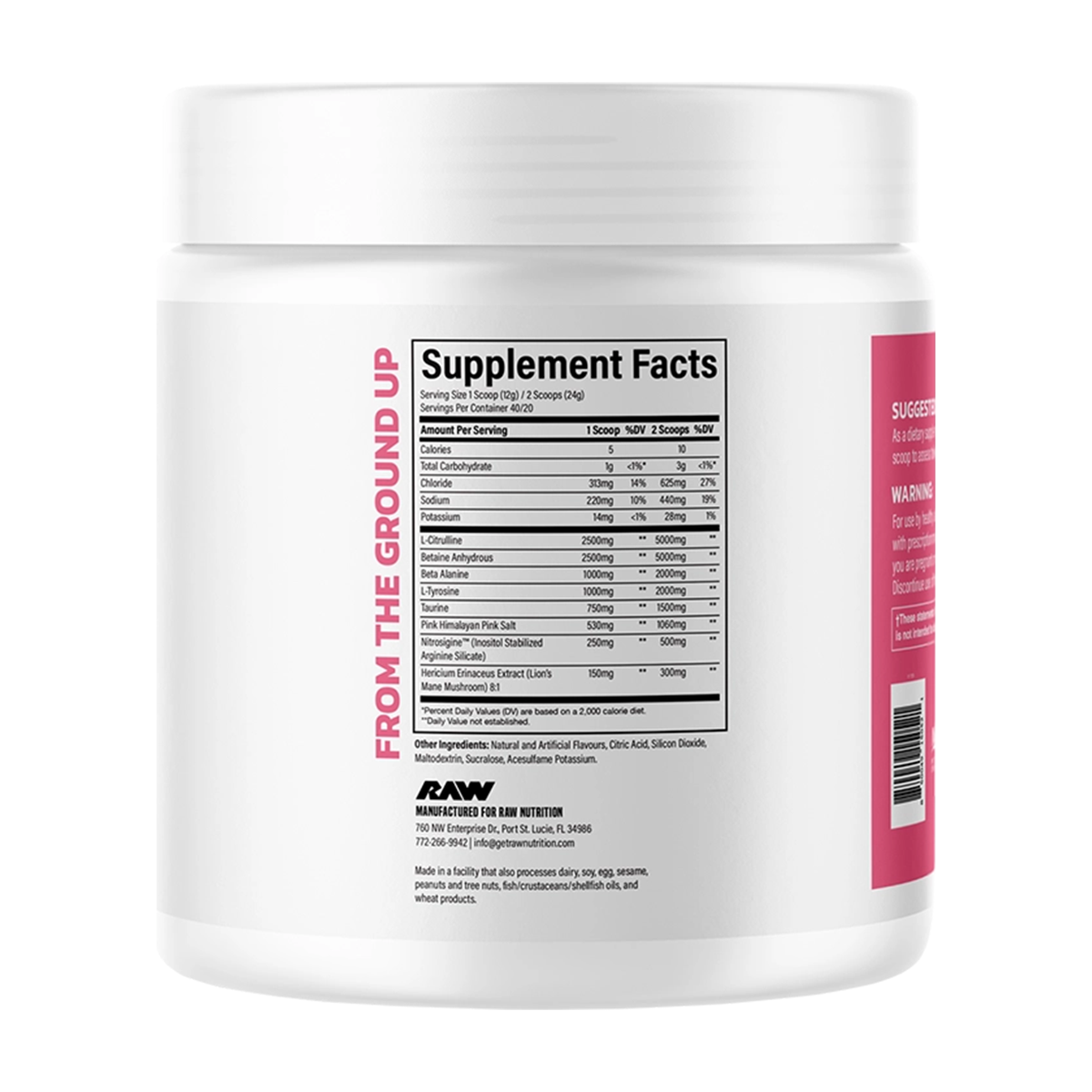 RAW Pump Non-Stim Pre-workout - Produktansicht 6