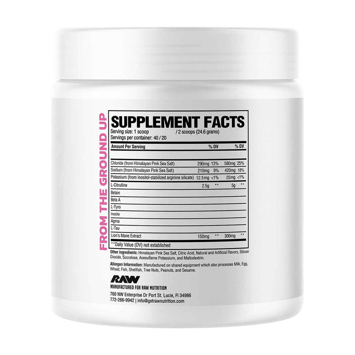RAW Pump Non-Stim Pre-workout - Produktansicht 7