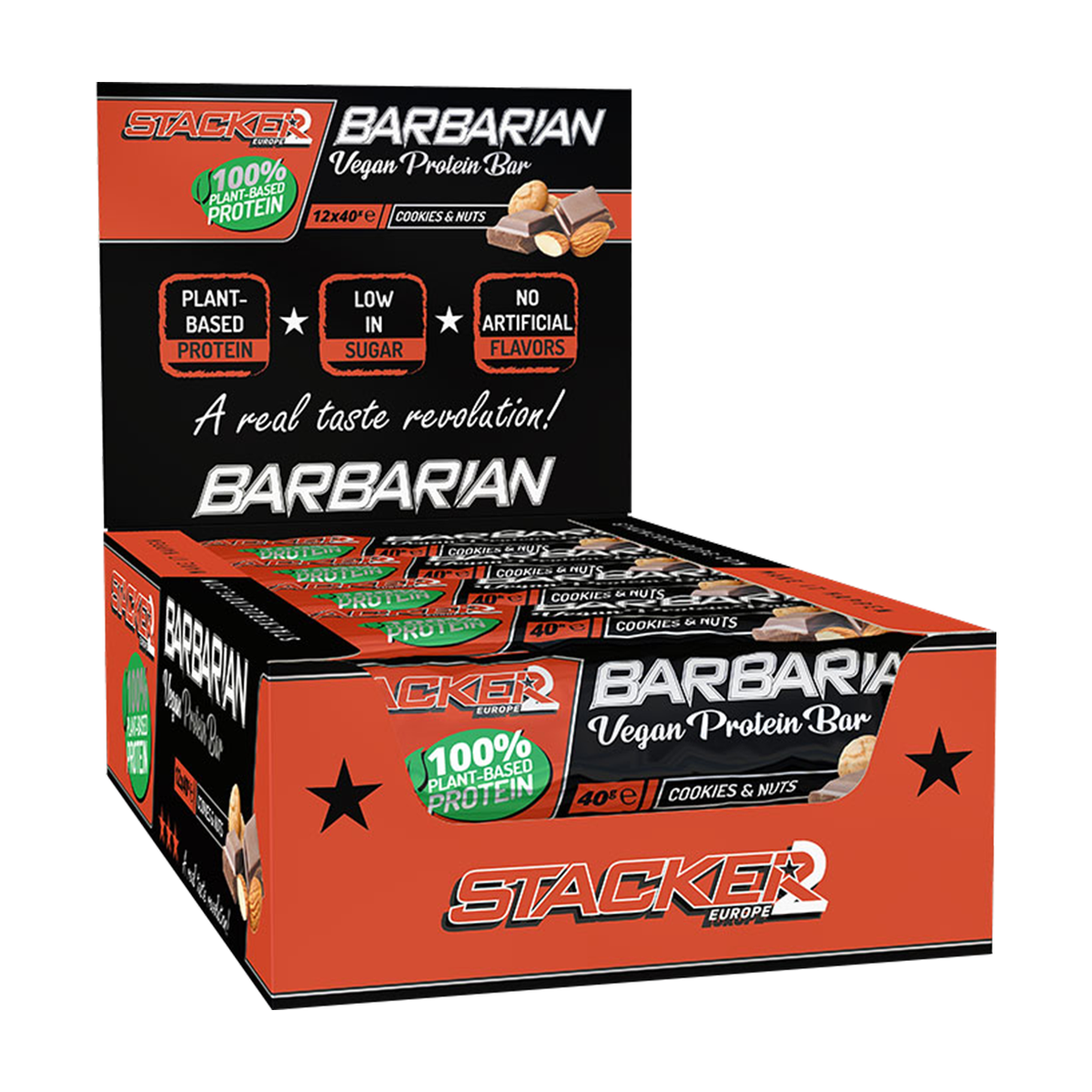 Stacker2 Barbarian Vegan Protein Bar - Produktansicht 2