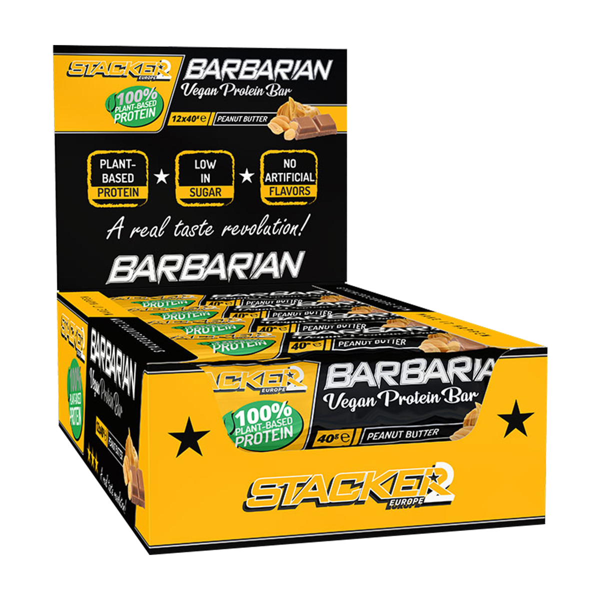 Stacker2 Barbarian Vegan Protein Bar - Product view 3