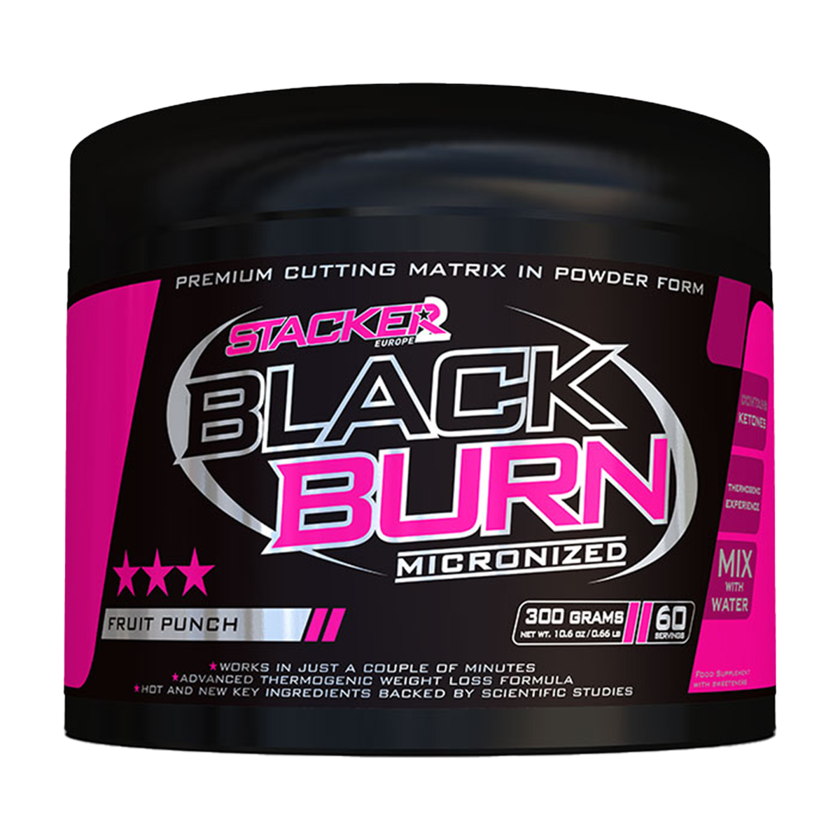 Stacker2 Black Burn Micronized - Produktansicht 2