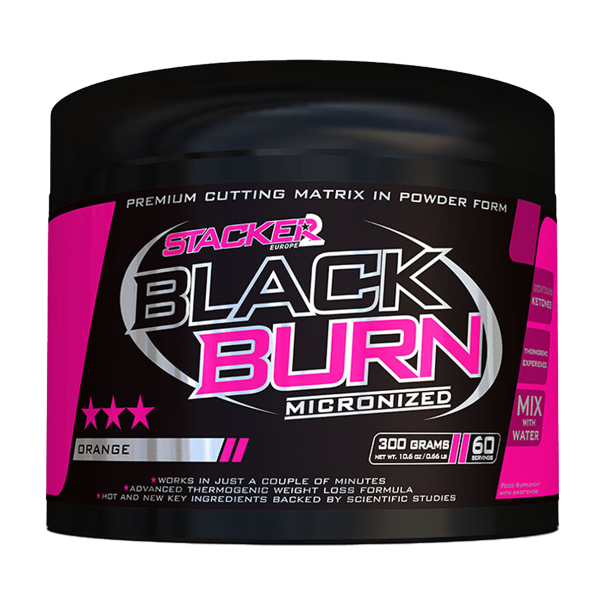 Stacker2 Black Burn Micronized - Product view 5
