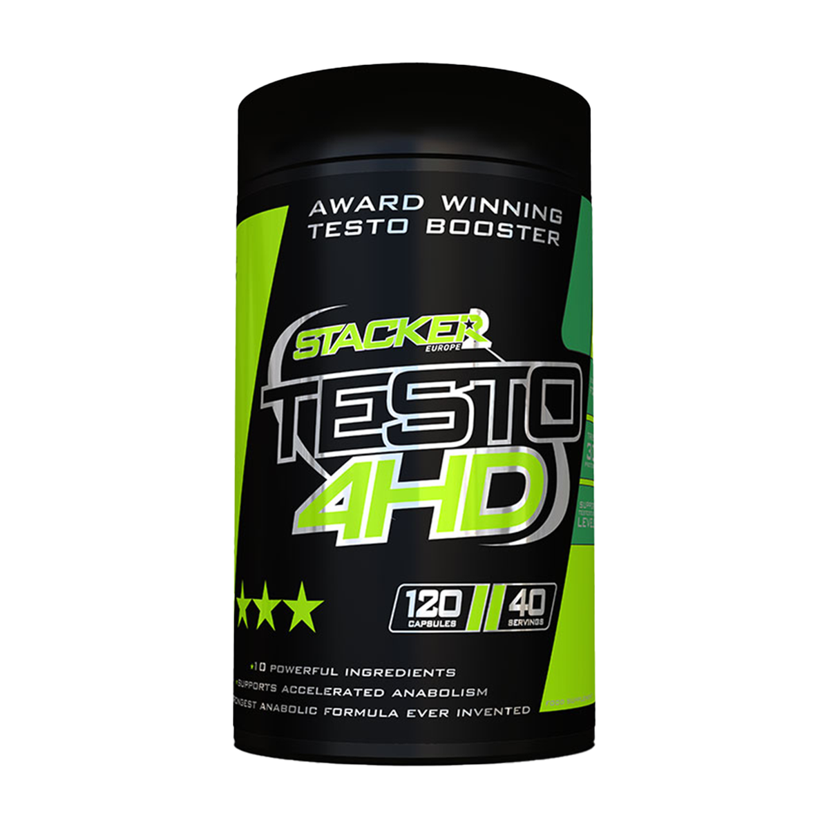 Stacker2 Testo 4HD - 120 caps