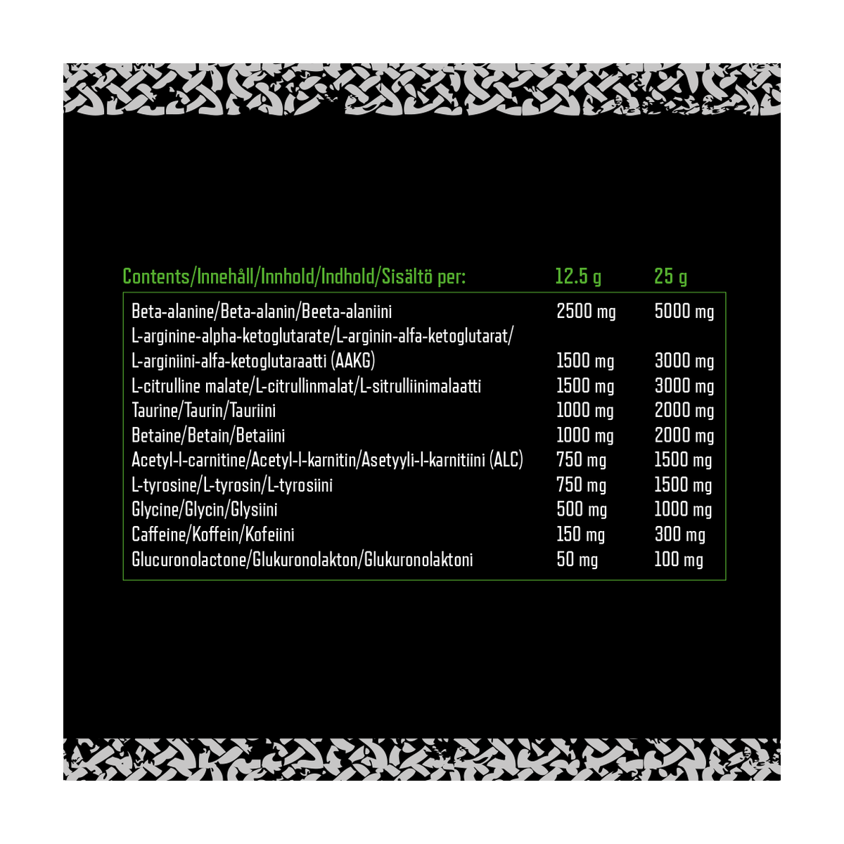 Viking Power Thor's Hammer Pre-workout - Product view 10