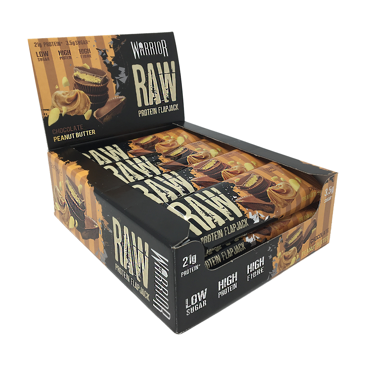 Warrior Raw Protein Flapjack - 12 x 75 g