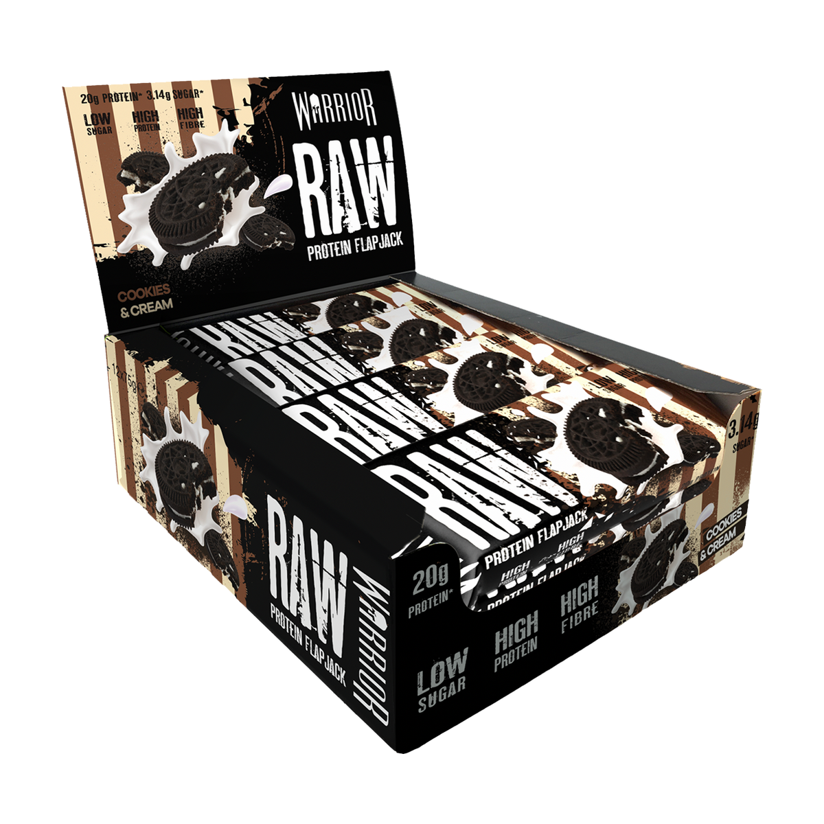 Warrior Raw Protein Flapjack - Product view 5