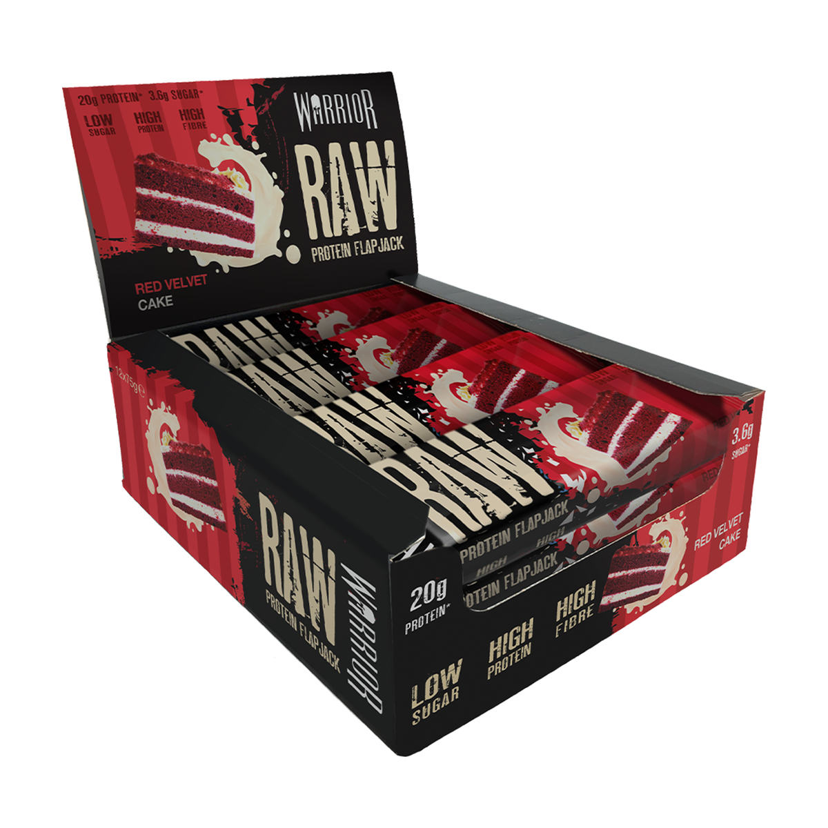 Warrior Raw Protein Flapjack - Product view 8