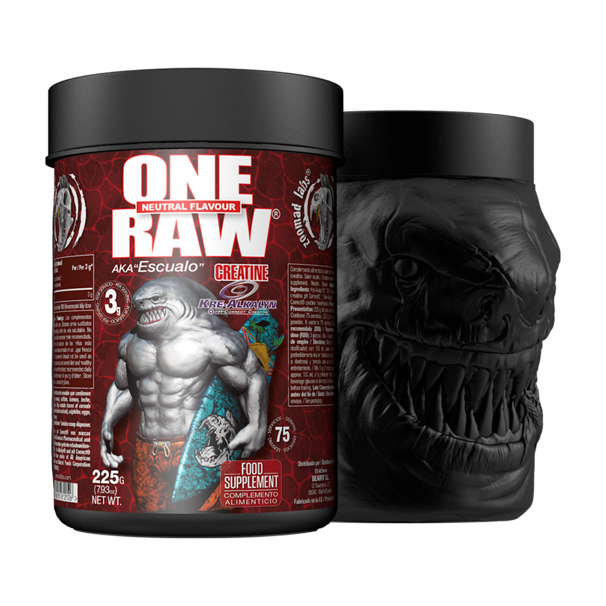 Zoomad One Raw Creatine Kre-alkalyn - 225 g